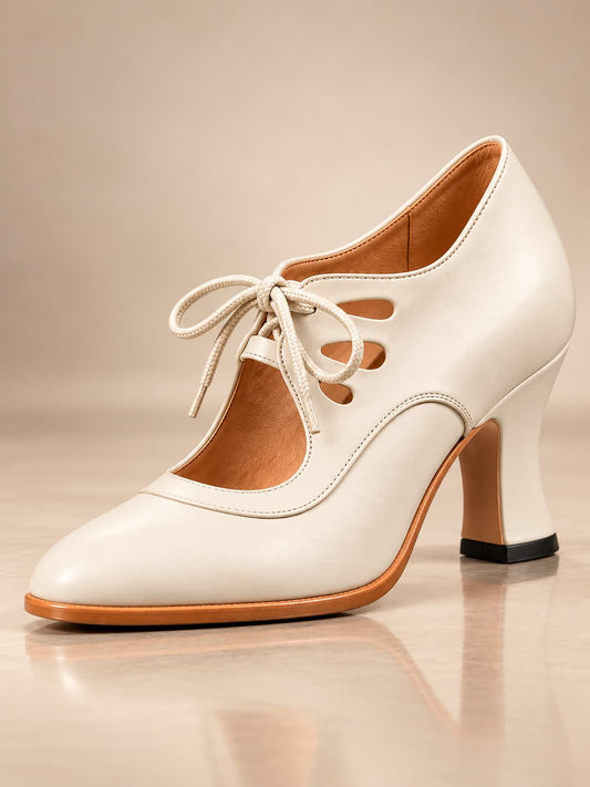 Nives | Scarpe con tacco e lacci