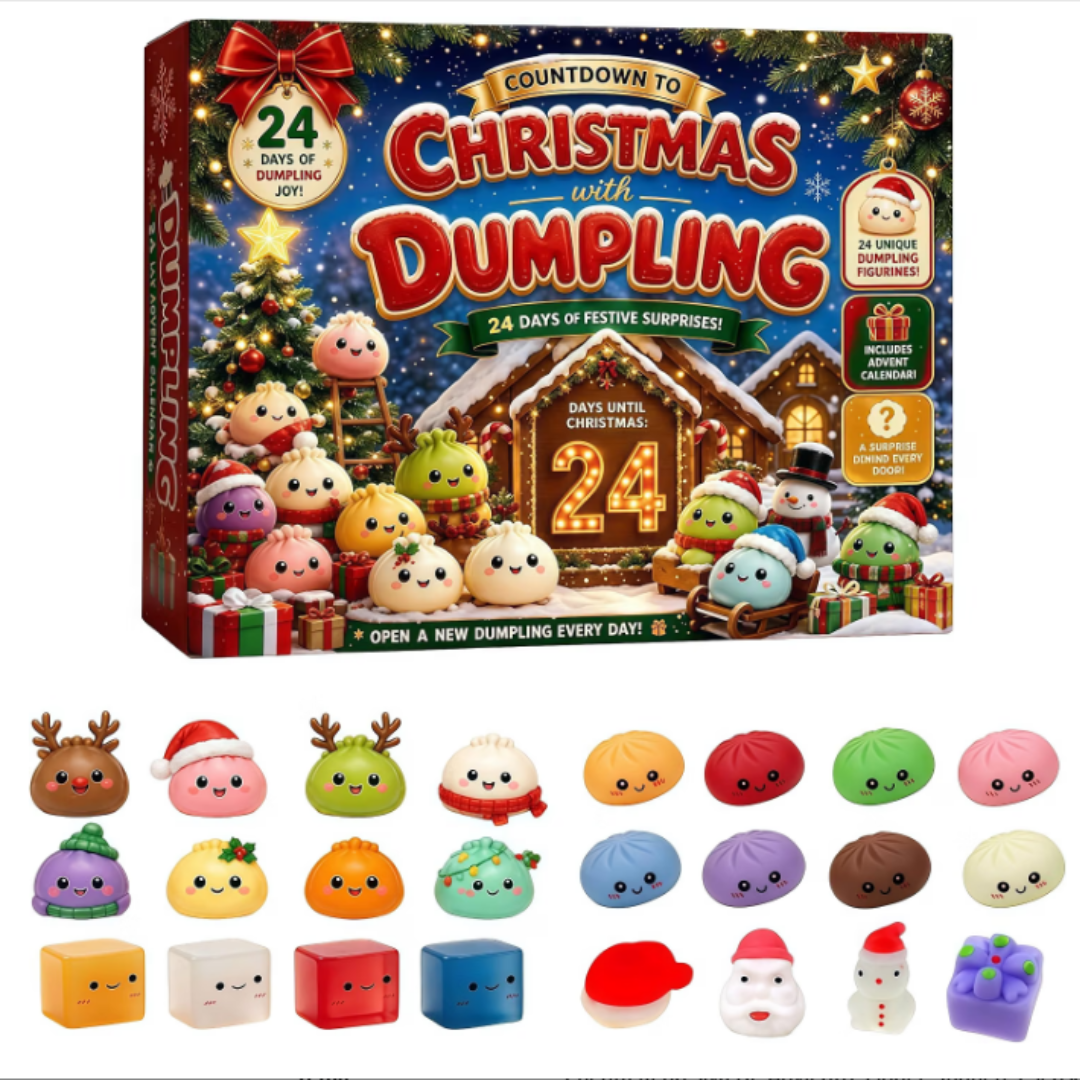 Calendario Adviento Squishy 24 Sorpresas Navideñas🎄