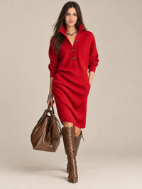 Damaris | Abito in maglia caldo, elegante e comodo.