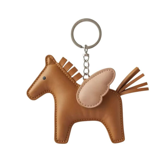 Ciondolo a forma di cavallo in pelle