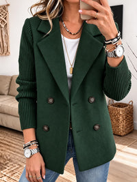 Carla | Blazer Elegante con Maniche in Maglia