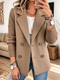 Carla | Blazer Elegante con Maniche in Maglia