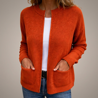 Martina | Cardigan con cerniera e tasche